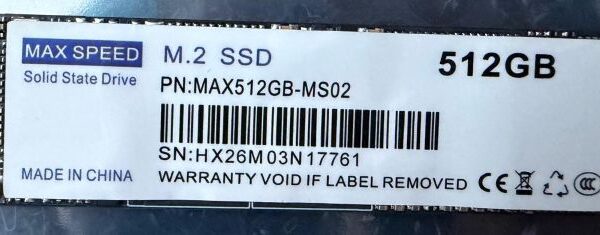 SPEED MAX 512GB NVME M.2